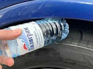 Place a Bottle in Your Parked Car's Tire if Traveling Alone, Here's Why
