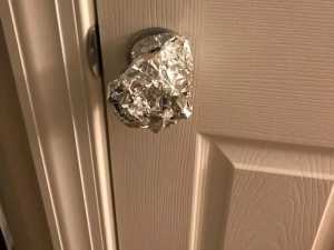 Wrap Foil Around Your Doorknob at Night if Alone, Here's Why