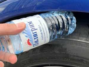 Always Place a Bottle on Your Tire when Traveling, Here's Why