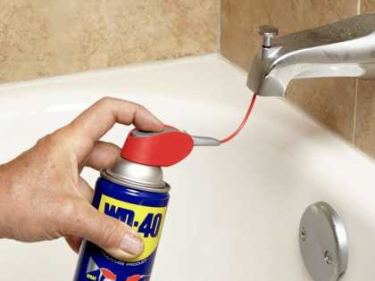 Spray Wd-40 Up Your Faucets, Here's Why