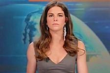 News Presenter Wears Risky Outfit Forgetting Desk is Translucent