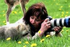 Adorably Ferocious Beast Sneaks Up on Photographer