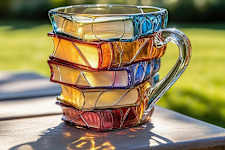 Love at First Sight: The Hand-Painted Book Mug