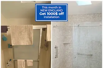 Here's The Estimated Cost of a 1-day Walk-in Shower Upgrade