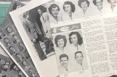 Найдите любой школьный ежегодник, он бесплатный!